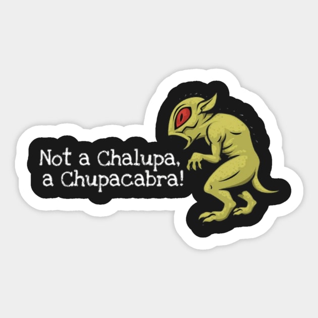 Chalupa tee Sticker by Tedwolfe